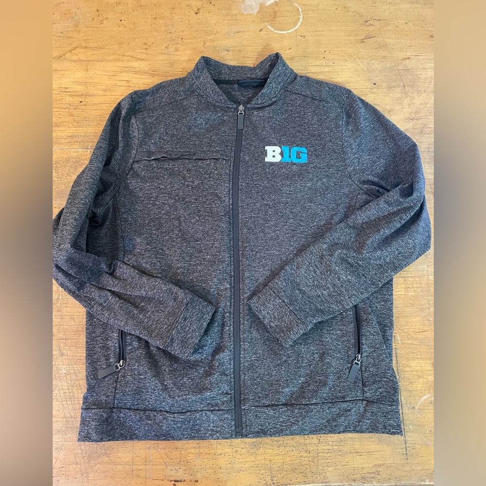 Big10 Northwestern Mens Soccer Warm Up Jacket Size Medium